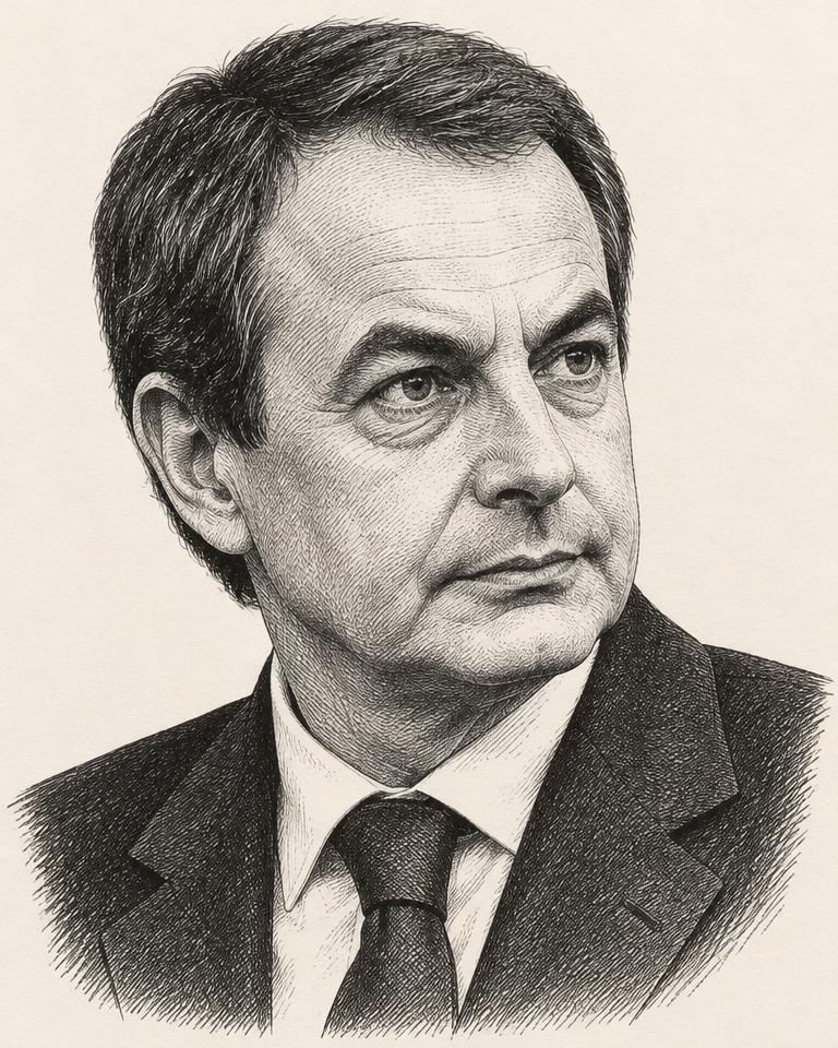 Retrato editorial de José Luis Rodríguez Zapatero